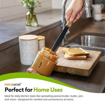 Performore 2PCS Spreader Knives, 12” Peanut Butter Knife that Works Great - Image 4