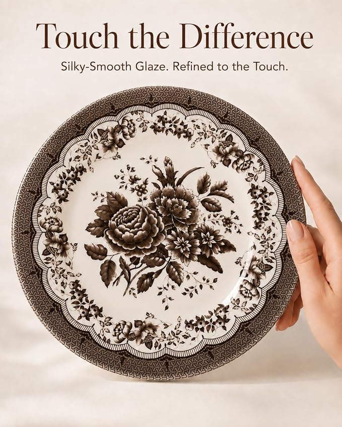 12-Piece Porcelain Dinnerware Set - Image 6