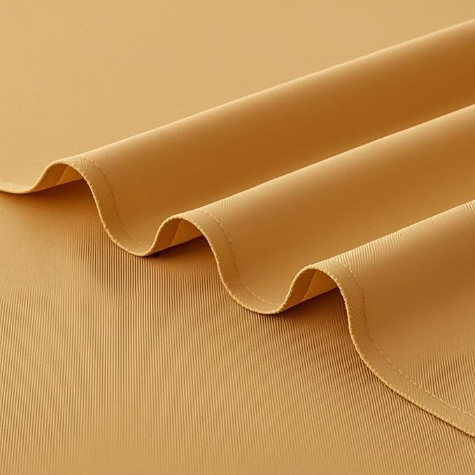 FOLINS&HOME Gold Waterproof Decorative Table Runner 72 Inches Long | 210GSM - Image 5