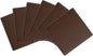 uxcell Square Drink Coasters Set of 6 White Stitched Dual Sided Non-Slip by uxcell