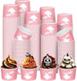 CHENGU 180 Pcs Halloween Snack Cups 9 oz Disposable Ghost Paper Ice Cream Bowls by CHENGU