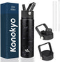 Konokyo 22 oz Insulated Stainless Steel Water Bottle by Konokyo