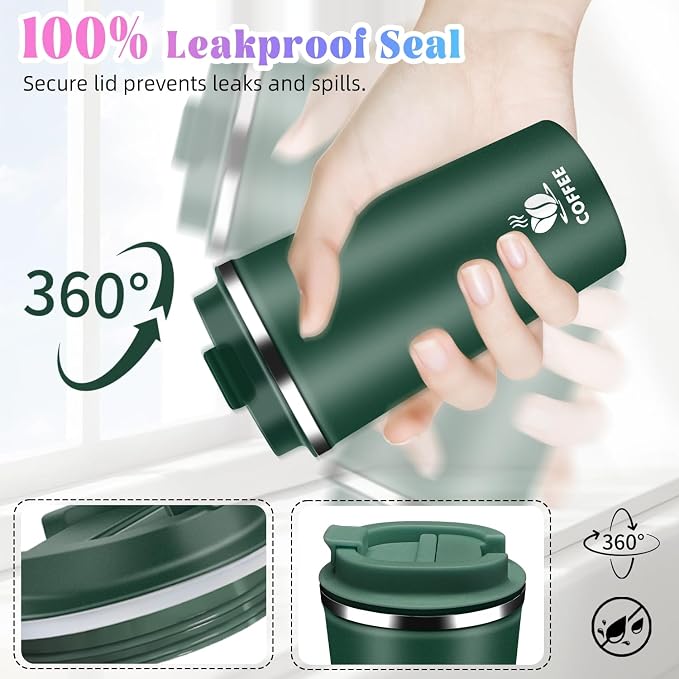 17oz Insulated Travel Coffee Mug - Image 6