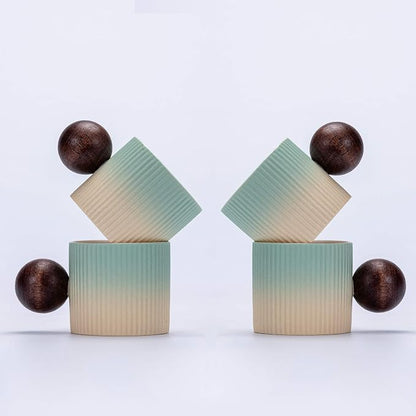 Ceramic Mini Espresso Cups Demitasse Cups by CLASGLAZ