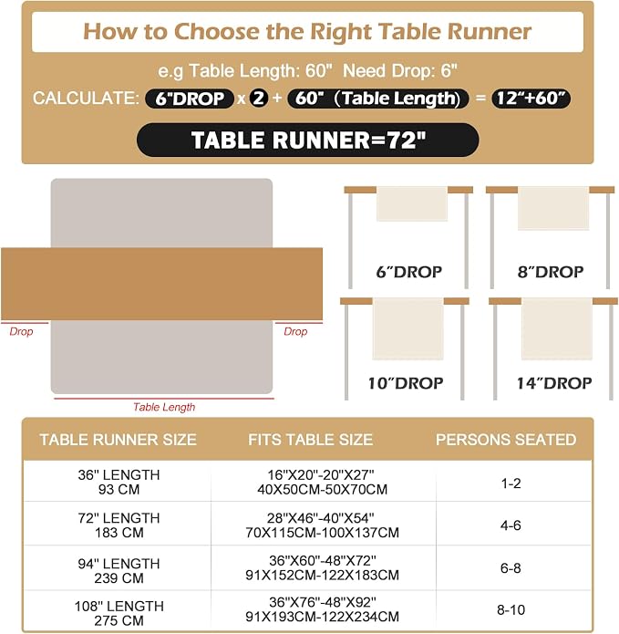 EMMTEEY Bohemian Table Runner - Image 2