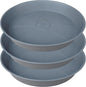 3 Pack of 20 22 inch Plant Saucer, 3.6" Depth Tray, Large Deep Garden Plastic by Bleuhome