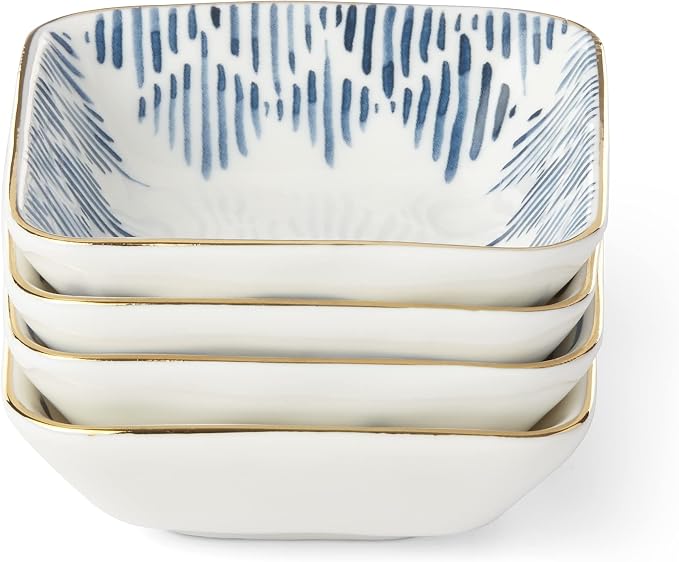 Lenox Blue Bay 4-Piece Stacking Dip Bowl Set, 0.95 LB - Image 4
