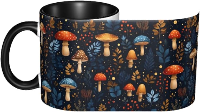 Mushroom Coffee Mug 11 Ounce Mugs Ceramic Tea Cup Drinking Water Cups | Novelty - Image 4