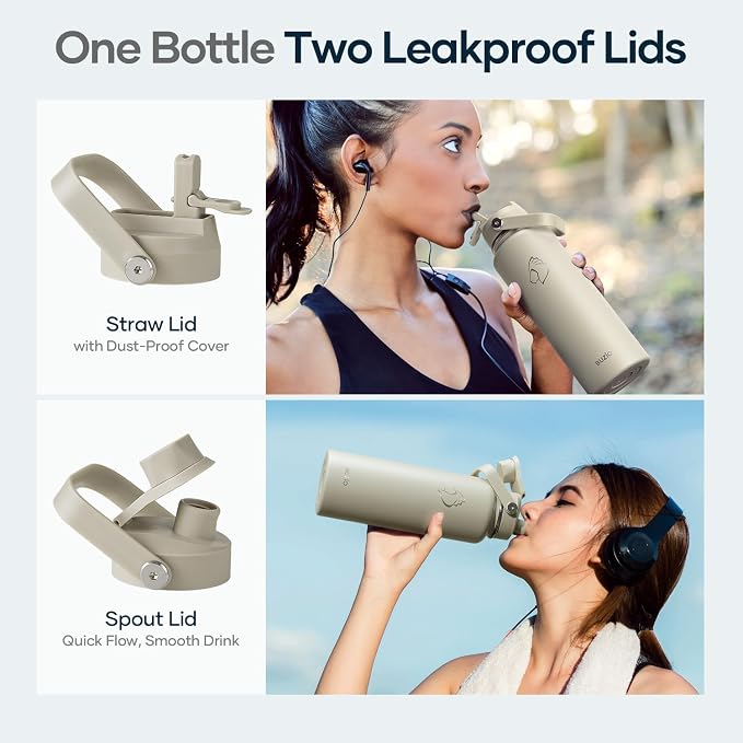 BUZIO Triple Wall Vacuum Water Bottle - Image 3