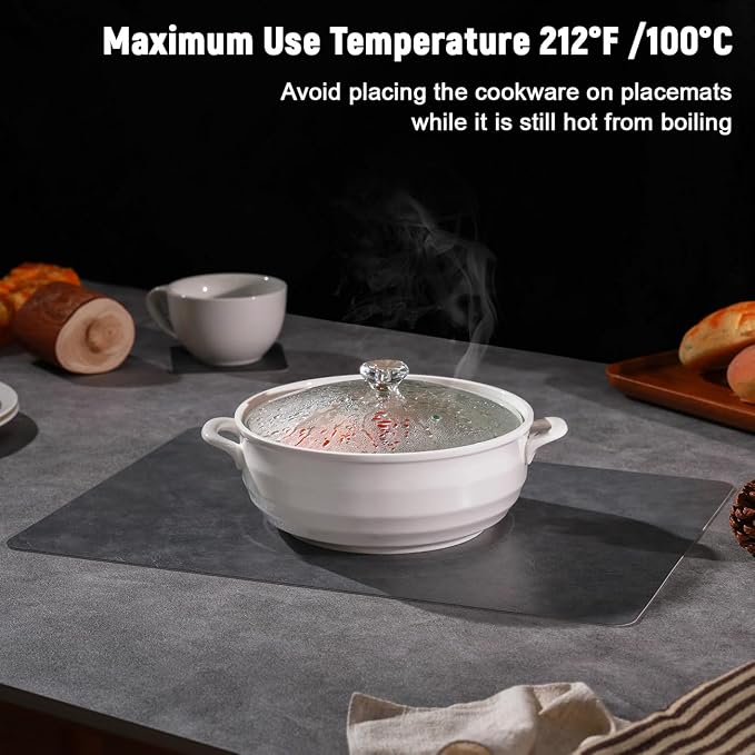 Vinyl Placemats Set of 6, Dual Sided Place Mats - Image 7