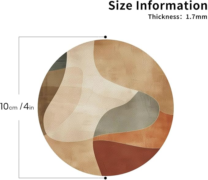 Minimal Abstract Shapes Print Coasters - Image 4
