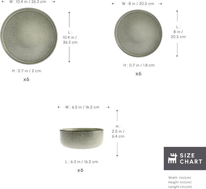 Karaca New Skal 18-Piece Dinnerware Sets - Image 2