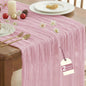 IVAPUPU Pink Table Runner 120 Inches by IVAPUPU
