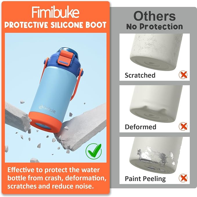 Fimibuke 14oz Kids Insulated Water Bottle - Image 7