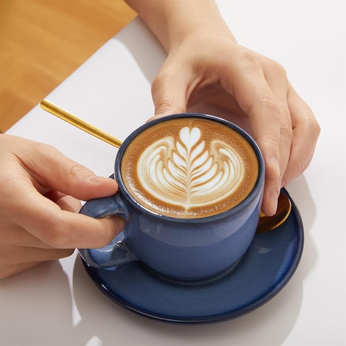 Pokini Stoneware Coffee Cups - Image 5