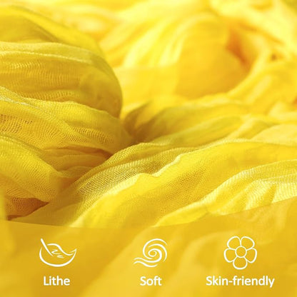 6 Pack Lemon Yellow Cheesecloth Table Runner 10Ft Gauze Cheese Cloth Table - Image 5