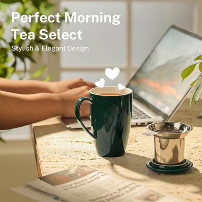 Sweese 15 OZ Porcelain Tea Mug - Image 5