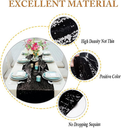 ShinyBeauty 72 Inch Sequin Table Runner - Image 5