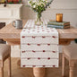 Artoid Mode Caramel Boho Farmhouse Cotton Woven Table Runner, Seasonal Fall by ArtoidMode