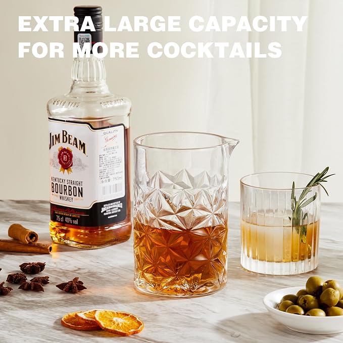 KITESSENSU Cocktail Mixing Glass 24oz 710ml - Image 2