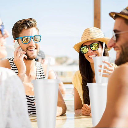 Hooqict 7 Pack Reusable Plastic Cups - Image 8