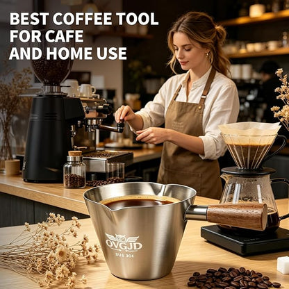4Oz Espresso Shot Cups, Stainless Steel Espresso Cups, Espresso Measuring Cup | - Image 8