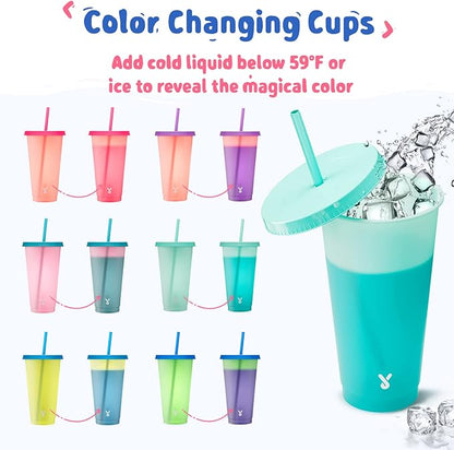 Meoky Plastic Cute Cold Cups - Image 2