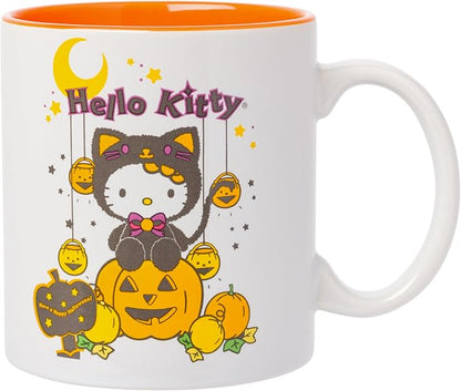 Silver Buffalo Sanrio Hello Kitty Halloween Themed Look, Ceramic Mug, 20oz | by SilverBuffalo
