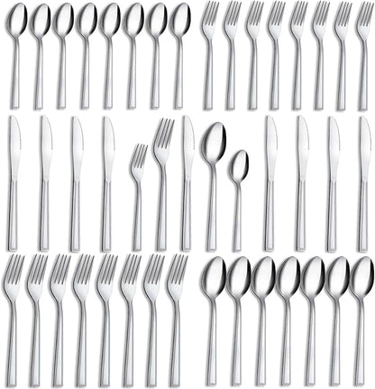 Hunnycook 40-Piece Silverware Set by Dedicatedtoenhancingyourdiningexperience