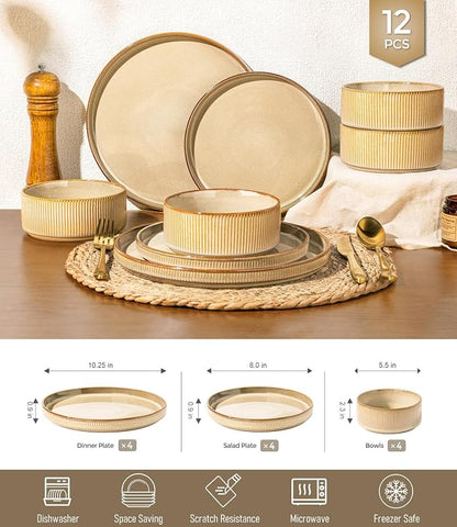 GBHOME Stoneware Dinnerware Sets - Image 9