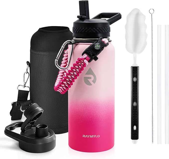 RAYMYLO Insulated Water Bottle 32 oz, Triple Wall Vacuum Stainless Steel | by RAYMYLO