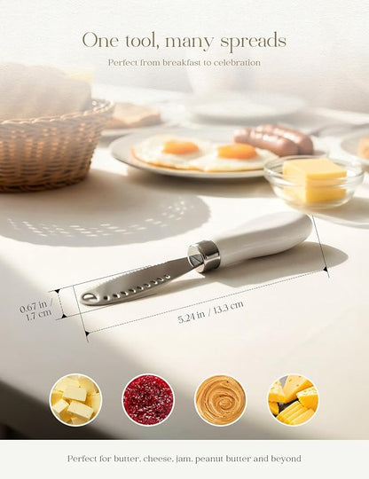 2 Pack Stainless Steel Butter Spreader Knife - Image 8
