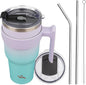 Konokyo 40 oz Tumbler with Handle and Straw, Insulated Travel Mug | Lavender by Konokyo