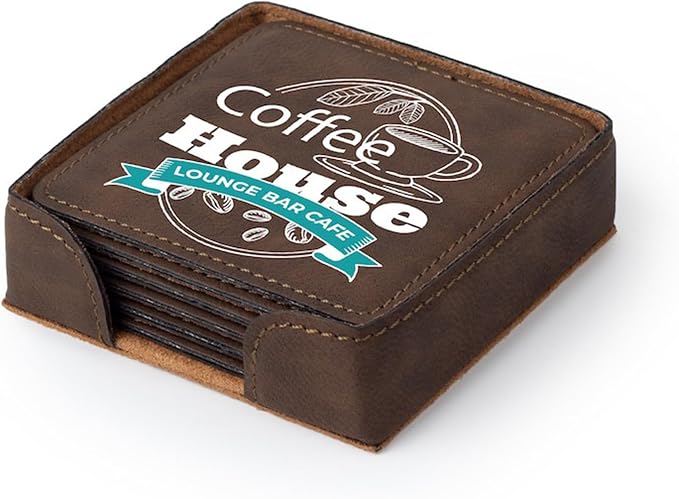 JPPlus 4" Square Coaster Engraving Blanks - Image 3