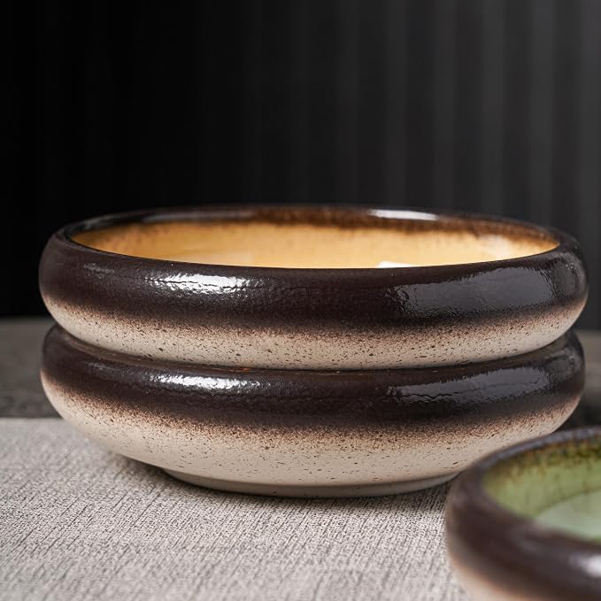 Uaral Ceramic Salad Plate, Plates and Bowls Set, Serving Dish Set, Appetizer - Image 4