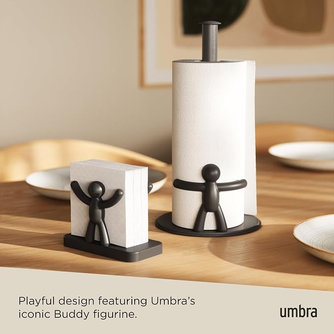 Umbra Buddy Napkin Holder for Kitchen & Dining Room, Holds Various Sizes of - Image 6