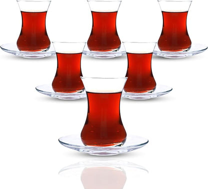 Turkish Tea Glass Set of 6 - Image 5