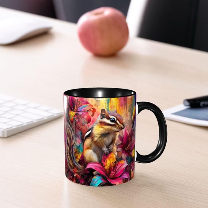 Squirrel Coffee Mug 11 Ounce Mugs Ceramic Tea Cup Drinking Water Cups | Novelty - Image 7