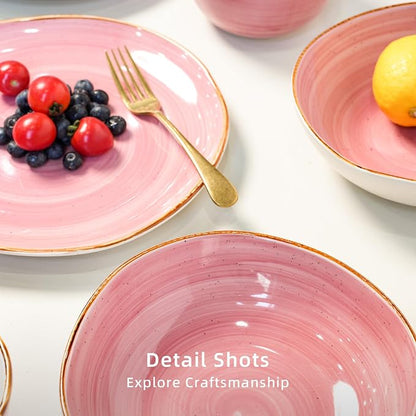 Highland 16-Piece Dinnerware Set Service - Image 5