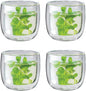 ZWILLING Sorrento 4 -pc Double-Wall Glass Tea Cup Set by Zwilling