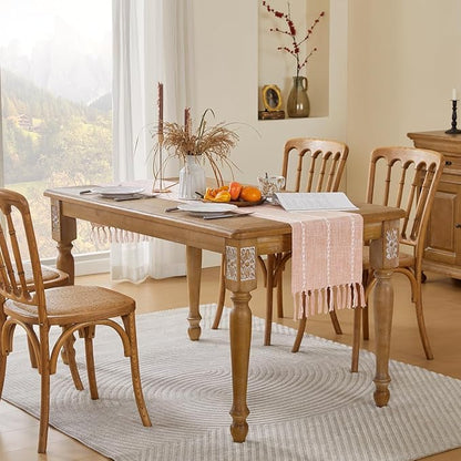 Wracra Rustic Linen Table Runner - Image 2