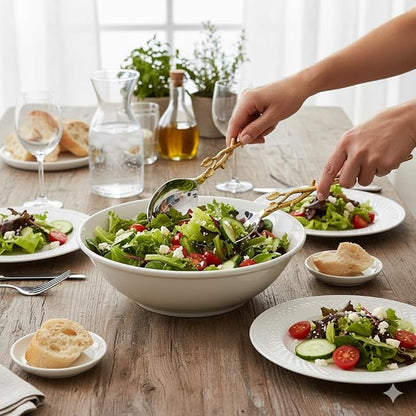 Golden Vine Salad Server Set - Image 3