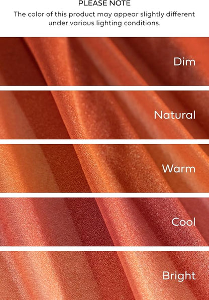 Ling's Moment 10Ft Burnt Orange Sheer Chiffon Table Runner | Terracotta - Image 9