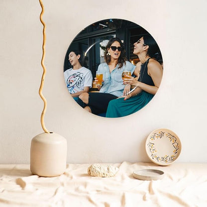 Custom Photo Ceramic Decorative Plates Personalized Porcelain Plate Add Logo Photo Text Ceramic Dinner Plate Home Decor (10 in)