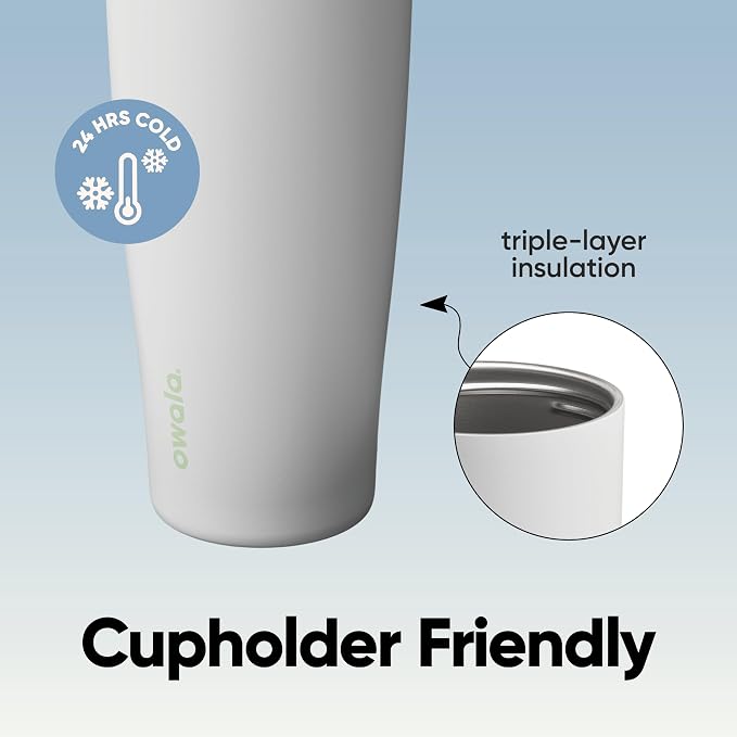 Owala FreeSip Sway Stainless Steel Water Bottle 40 oz Iced Breeze - Image 4