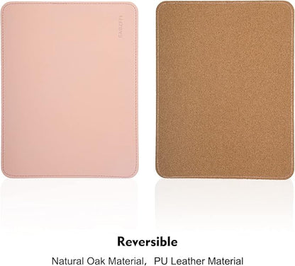 Double-Sided PU Leather & Cork Mouse Pad - Image 2