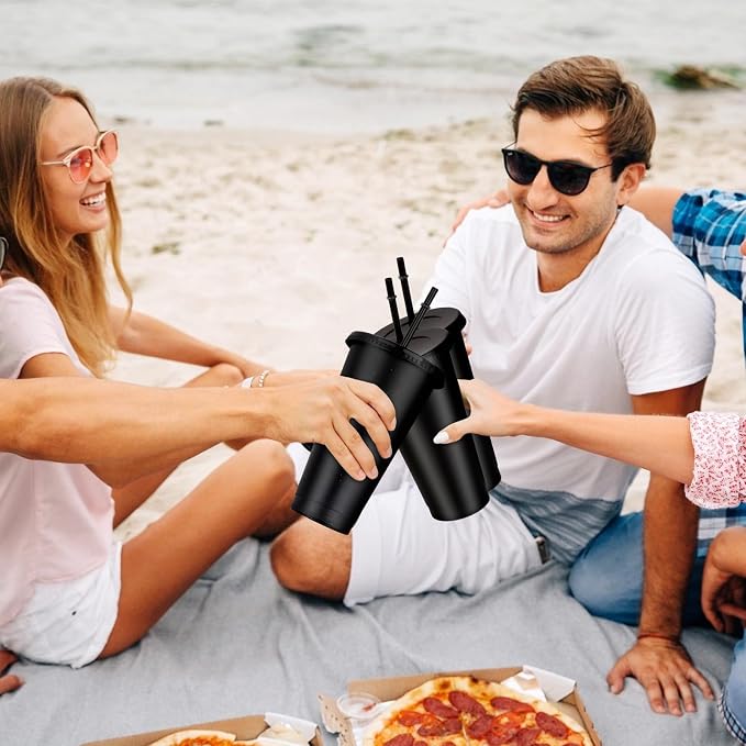 Hxezoc 16-Piece Reusable Cups - Image 7