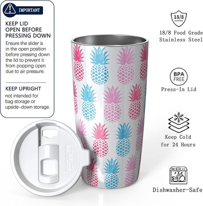 TILUCK 20 oz Insulated Coffee Tumbler - Image 2