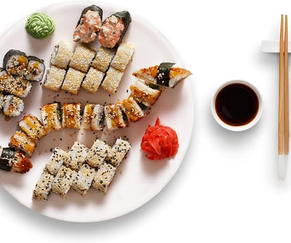 3 Oz 8 Pack Dipping Bowls Set - Ceramic Dipping Sauce, Soy Sauce Dish, Side Dish, Small Serving Bowls for Kitchen, BBQ, Condiments, Appetizer, Dessert, Sushi, Party - White Japanese design