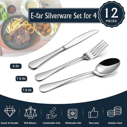 E-far Forks Spoons and Knives Set - Image 2